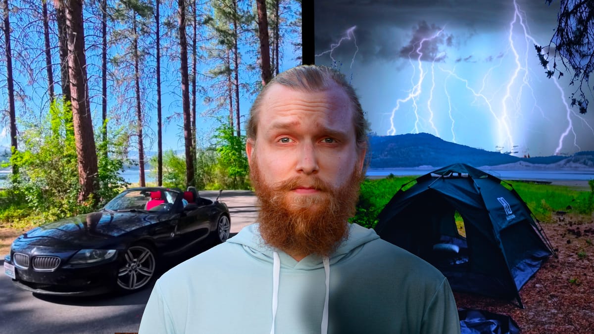 Solo Camping in a Severe Thunderstorm with Untested Gear