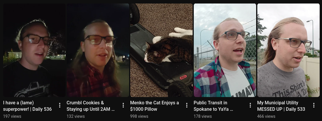 A Query of Your Interest in My Short Form Content