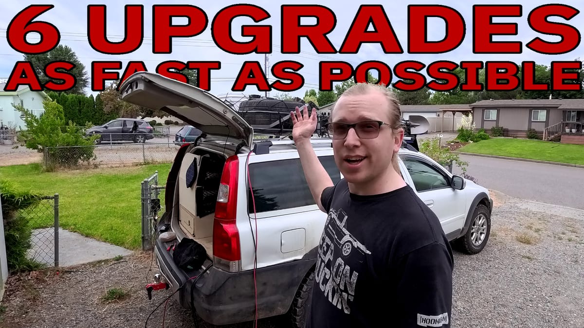 6 More Upgrades and Fixes on the XC70 RV