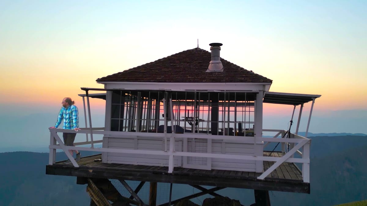 7 Days 7 Lookouts Ep. 5 — Menko the Cat Hiked to This Fire Lookout Herself