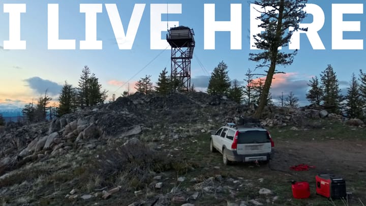 This Is Why I Live in My Station Wagon // Chasing Fire Lookouts