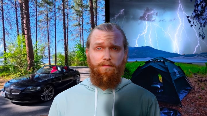 Solo Camping in a Severe Thunderstorm with Untested Gear
