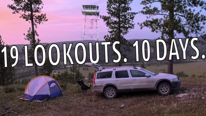 XC70 19 Fire Lookouts in 10 Days // COMPLETE ADVENTURE