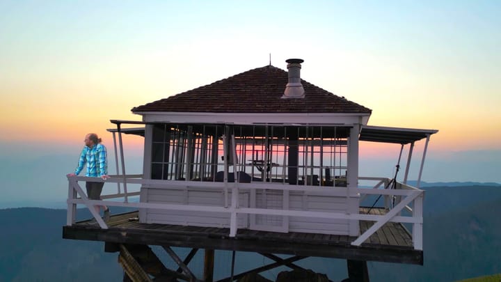 7 Days 7 Lookouts Ep. 5 — Menko the Cat Hiked to This Fire Lookout Herself